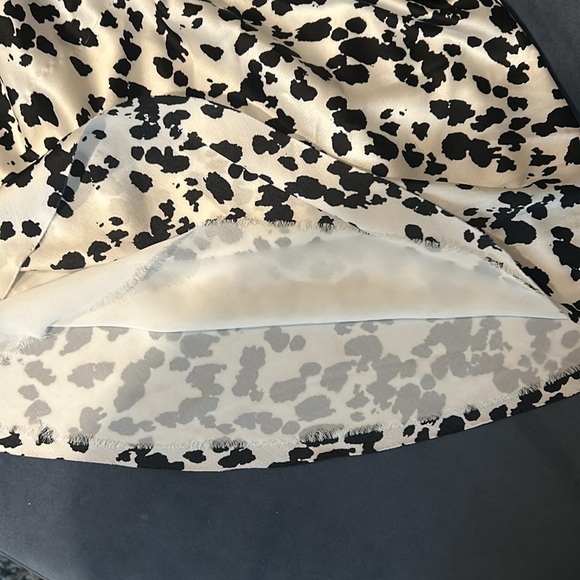 Super cute mini black-and-white cow print skirt - Picture 3 of 4